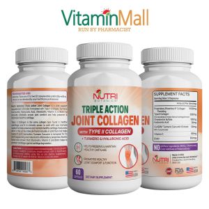 [NB] Joint Collagen Type 2 + Turmeric - Knee Pain Relief & Joint Support Supplement - Ease Stiffness & Improve Mobility (60 Caps)