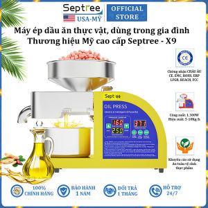 Máy ép dầu ăn thực vật dùng trong gia đình thương hiệu Mỹ cao cấp Septree X9 - Công suất 1300W - Bảo Hành 12 Tháng