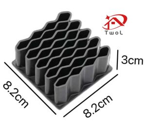 TwoL Shop Stock no.190,1pcs Large Capacity Desktop Organizer Wavy Slots Silicone Pen Pencil Holder Medicine Ointment Tube