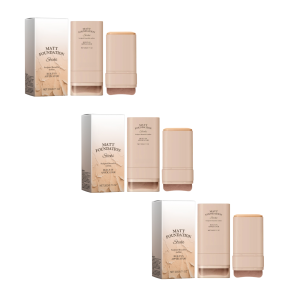 【เครื่องมือมหัศจรรย์สำหรับผิวเหลืองเพื่อให้ดูเป็นธรรมชาติ! 】สกินแคร์ วอเตอร์ไลท์ รองพื้น สติ๊ก คอนซีลเลอร์ แต่งหน้าติดทน ไม่หลุดลอก ปรับสีผิวให้กระจ่างใส รองพื้นแบบแท่ง 2 หัว พร้อมแปรงในตัว双头粉底棒