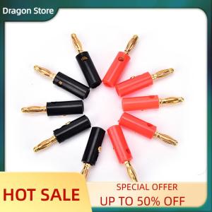 Dragon 10 cái lốc âm thanh loa vít chuối vàng tấm Phích cắm kết nối 4mm