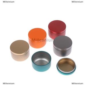 [COD] Millennium 5.4Cm Xách Tay Màu Rắn Mini Hộp Thiếc Trà Kín Jar Đóng Gói Hộp Đồ Trang Sức Kẹo Lưu Trữ Nhỏ Có Thể Đồng Xu Bông Tai Tai Tai Nghe Quà Tặng Trường Hợp
