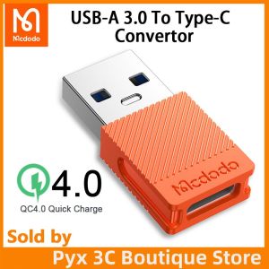 MCDODO USB Một 3.0 để Loại-C kết nối bộ chuyển đổi OTG USB C Đầu Đực thành đầu cái Bộ chuyển đổi dữ liệu sạc nhanh qc4.0 cho máy tính xách tay Tai nghe điện thoại
