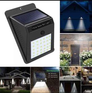 PROMO LAMPU LUAR RUANGAN LAMPU LUAR SOLAR ENERGI LAMPU LED SOLAR POWERED LED WALL LIGHT LAMPU SENSOR HEMAT ENERGI