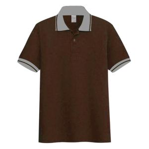 Kaospolos - Kaos polo shirt Coklat Tua kerah kombinasi | kaos kerah pria | kaos kerah polo shirt seragam lengan pendek