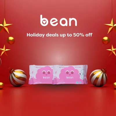 [Bundle of 2] bean Mini Wipes Sakura Scent Free 32 sheets