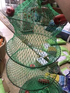 Giỏ Đựng Cá 3 Tầng Có Phao Nổi - Rộng Đựng Cá