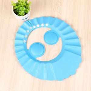 2pcs Adjustable Infant Shower Cap Shampoo Bathing Protector Waterproof Baby Shield Ear and Eye Protection Children Hat