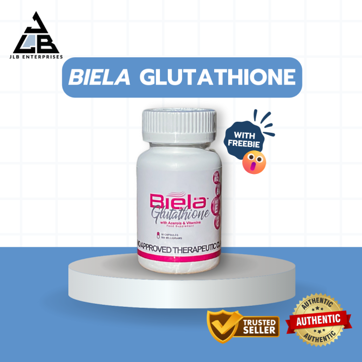 Authentic BIELA Glutathione ACEROLA +VITAMIN C+ VITAMIN E + Vitamin B6