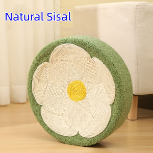 Cat Small Dog Deep Sleep Bed Hand-made Natural Sisal Scratcher Bed Extra SpaceBed
