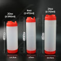 BIGSPOON FIFO Squeeze Bottle / Plastic Refillable Sauce Squirt Bottle / Botol Sos Subway Plastik / For Food Burger / 16oz/20oz/24oz. 