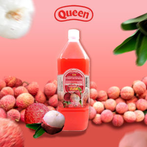 Queenน้ำรสลิ้นจี่เข้มข้น (ตราควีน) 1500 มล.