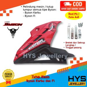 [COD] Tutup Mesin Yamaha Byson Karbu dan Fi Injection - Cover Engine Lumpur Transformer Bison