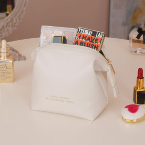 Mini Shell Cosmetic Bag PU Leather Bag Exquisite Lipstick Storage Bag Carrying Portable Coin Purse