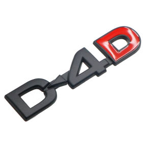 【Fast Shipping】 D4D Logo Car Sticker Emblem Badge Decal for Toyota COROLLA RAV4 Camry CROWN PRIUS REIZ VIOS HIGHLANDER Prado Corolla Tundra