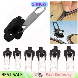 SHNGki 6pcs Instant Zipper Universal Instant Fix Zipper Repair Kit Replacement Zip Slider for DIY Sew