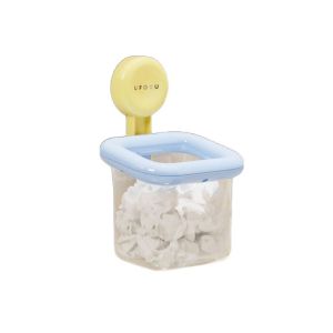 GEMMA Gắn tường Hộp đựng cốc hút Tiết kiệm không gian Không thấm nước Kệ phòng tắm Bền Chống ẩm Hộp đựng bàn chải đánh răng Dành cho gia đình