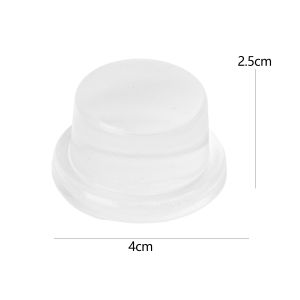 1/6Pcs Transparent Silicone Door Stopper No Drill Anti Bump Pad for Office Home Safety Protection Door Holder