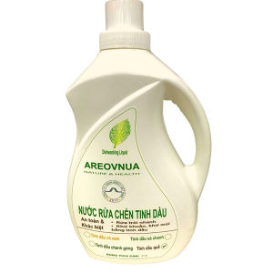 Nước rửa chén tinh dầu Areo  2L an toàn bảo vệ da tay thân thiện môi trường