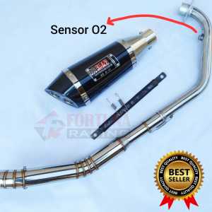 Knalpot racing Yoshimura R11 for new CB CBR/ GSX R150/ Vixion/ Byson fi/karbu/ R15 v2 v3/ TIGER/ FULLSET FULLSISTEM