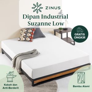 Dipan Tempat Tidur Zinus Ranjang Besi Suzanne Design Industrial