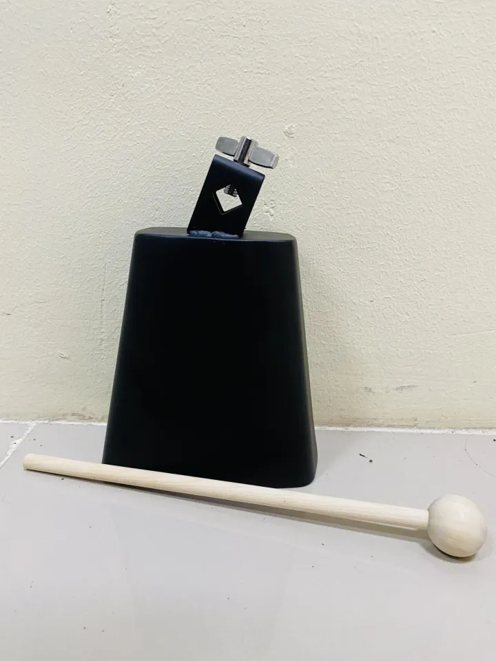 Cow Bell Drum Set,Metal Cowbell with Stick,Noise Maker Hand