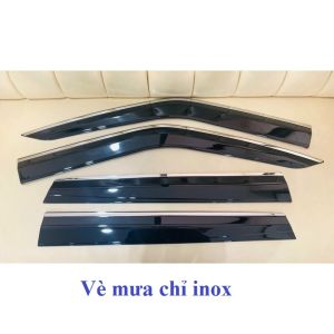 Vè che mưa xe XFORCE đời 2024 - 2025 - có 2 mẫu : nhựa đen và chỉ inox. Giá 1 bộ