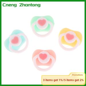 Cneng 5Pcs Lovely Mini Doll Pacifier Play House Supplies Dummy Nipples For OB11 BJD Doll Baby Dolls Kids Toy Baby Pacifier Accessories