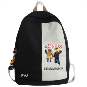 Tas Ransel Sekolah Anak SD SMP SMA Cowok Cewek Premium Motif ROBLOX
