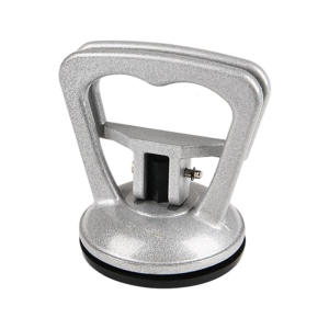 60mm Aluminum Glass Suction Cup Lifter for Glass Tile Installation Vacuum Plate with 12kg Grip Bearing Capacity