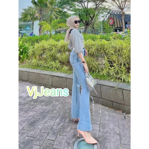 Cutbray Jeans Highwaist Loose Wanita Vol.2