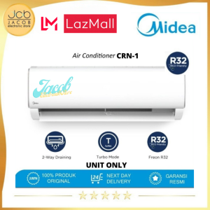 MIDEA AC SPLIT 1/2 PK 05CRN 1 TURBO COOLING BERIKUT PASANG