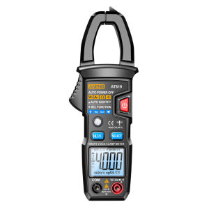 AT619 Clamp Meter with Digital Display 4000 Counts for Electrical Maintenance and Current Measurement