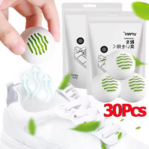 30/6Pcs Shoes Deodorizer Balls Sneaker Perfume Balls for Shoe Gym Bag Locker and Cars Deodorizer Neutralizing Odor Shoe Freshener Ball