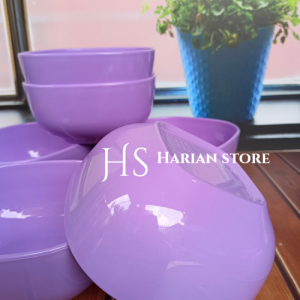 SET MELAMIN LILAK SERIES ISI CAMPUR 6 PCS 2 PIRING 2 MANGKUK 2 CANGKIR