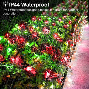 YONGQING 3MX2M ไฟ LED ตาข่าย คริสต์มาส Garlands LED String ไฟสุทธิกันน้ำ Fairy กลางแจ้งคริสต์มาสปาร์ตี้สวน งานแต่งงานปีใหม่ Diwali ตกแต่งม่าน