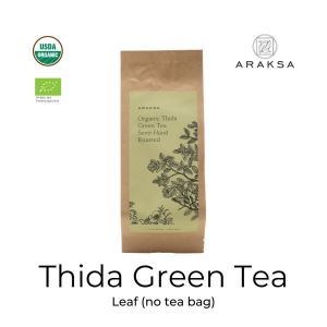 ARAKSA "ธิดา" ชาเขียวออร์แกนิค บรรจุถุงคราฟต์ | ARAKSA Thida Green Tea in Kraft Bag | USDA & EU Organic Tea