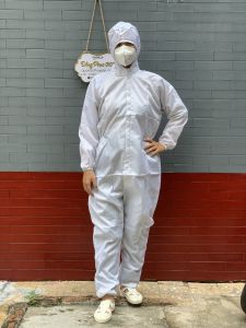 Quần áo Phòng sạch chống tĩnh điện liền có nón - Công ty TNHH SX - TM May Việt An