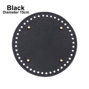 OKKFINE Bag Parts With 52 holes DIY Crochet Bag Long Bag Bottom for Knitted Bag PU leather Bag Accessories