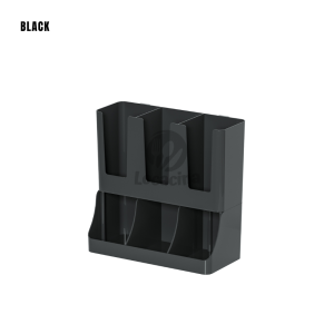 High Quality Two-Tier Wall Mounted Coffee Bar Organizer Large Capacity Coffee Cups Lids and Coffee Capsules Storage