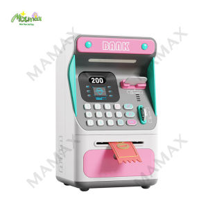 【SG Ready Stock】Electronic Kids Smart ATM Machine Toy★Password Piggy Bank with Voice&Face Recognition✅Fun Saving Toy✅Christmas/Birthday Gift/Presents✅