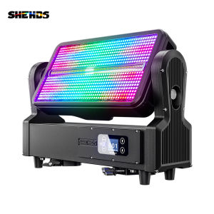 SHEHDS Waterproof IP65 LED 1000W RGB Strobe with RDM Function Moving Head Light for Outdoor Stage DJ Club Wedding Church Birthday Disco Lights Party