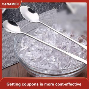 【CANAMEK】 1 cái sáng tạo thép không gỉ dài xử lý Cà Phê Muỗng khuấy đá muỗng