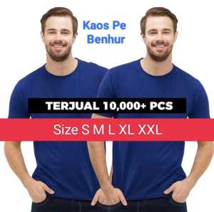 Kaos Polos PE Soft Cotton Combed / Kaos PE Polos Soft Katun Combed Adem dan Nyaman Dipakai / Kaos PE Katun Bahan Lembut / Kaos Polos PE / Kaos Polos Pria