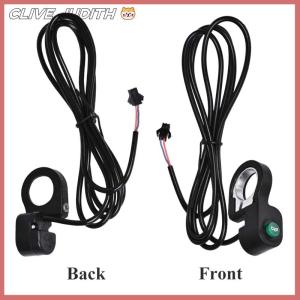 CISWGE ปุ่มสวิตช์แตรพลาสติกสำหรับจักรยานสกู๊ตเตอร์รถจักรยานยนต์ปุ่มสวิตช์แตรไฟฟ้าขนาด22.5มม. แบบสากล