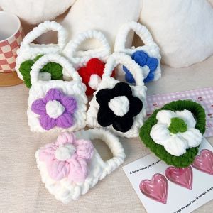 Earphone Storage Bag Plush Toys Wallet Women Bags Cute Children Coin Purse Kawaii Girls Plushie Headphone Bag Fashion Kids Gifts