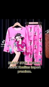 Baju Piyama Anak Import: Ready Stok Berkualitas