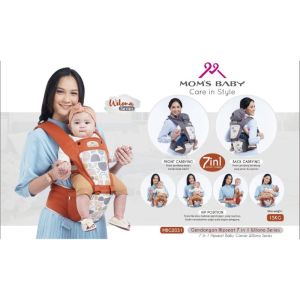 Gendongan Hepseat Bayi Hepseat Moms Baby Wilona Series MBG2031/ Gendongan Bayi Samping/ Gendongan Ransel Bayi/ Gendongan Baby Newborn Polos Karakter/ Gendongan Bayi Terbaru Harga Terjangkau/ Gendongan Bayi Polos Termurah