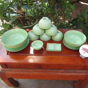 Bộ Chén Đĩa Gốm Sứ Cao Cấp Bát Tràng Thương Hiệu TOKDODO Nhiều Kiểu Dáng
