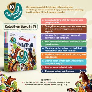 10 PANGLIMA ISLAM TERHABAT BUKU DONGENG TIDUR ANAK BUKU CERITA ANAK ISLAMI BERGAMBAR